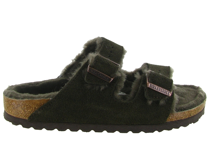 chaussons et pantoufles - Mules Sabots - femme - Nubuck - Marron - Birkenstock7245709_2