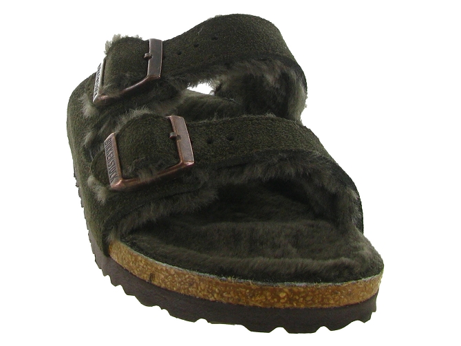 chaussons et pantoufles - Mules Sabots - femme - Nubuck - Marron - Birkenstock7245709_3