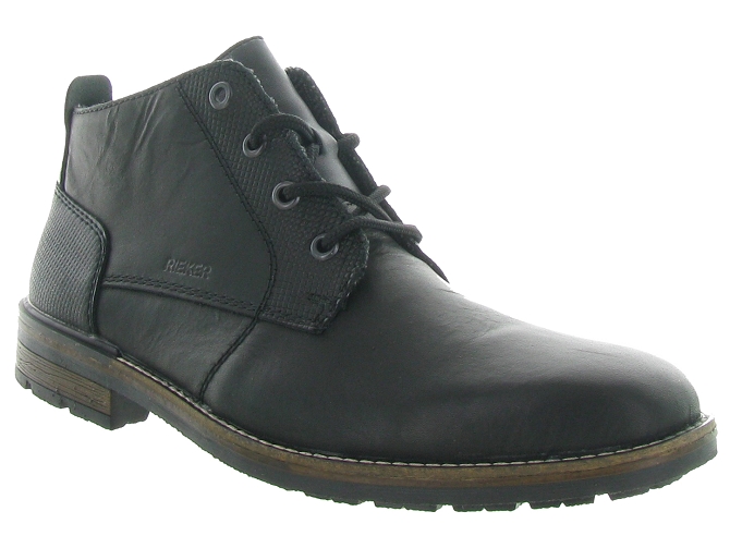 Rieker chaussures a lacets b1322 noir