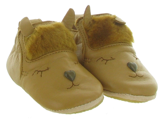 chaussons et pantoufles - Semelle souple - bebe fille -  - Camel - Easy peasy7257101_3