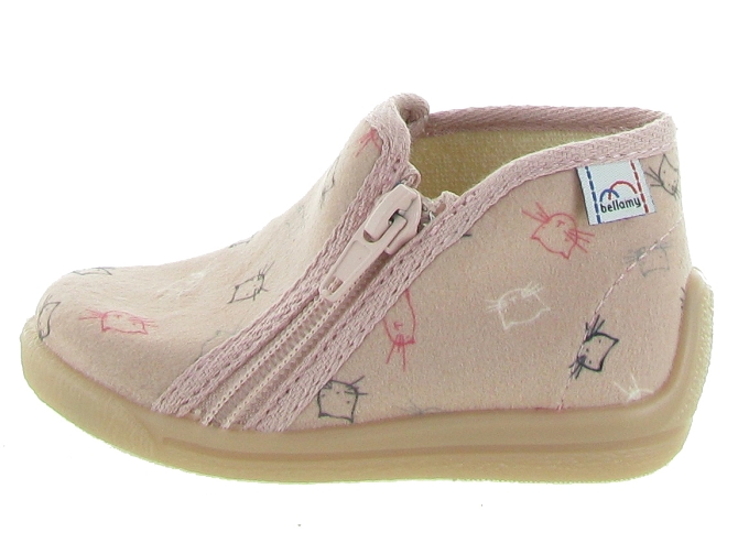 Bellamy chaussons et pantoufles mimi rose pale7259601_4