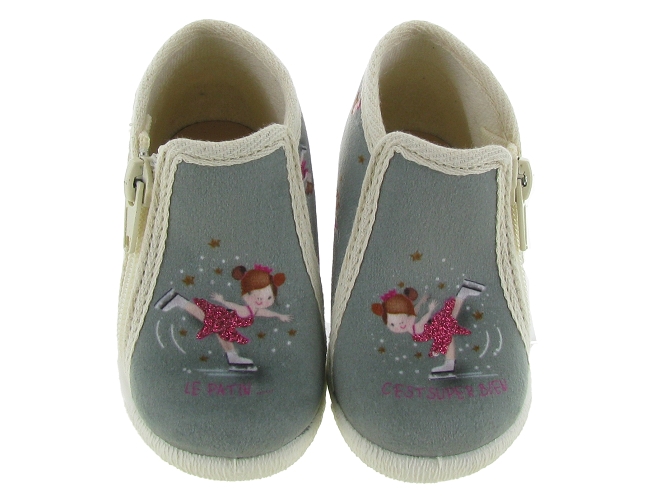 Bellamy chaussons et pantoufles tafini gris