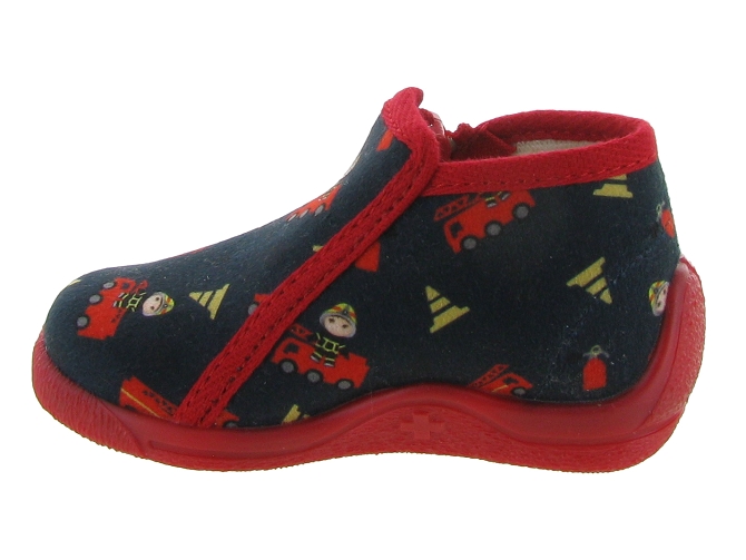 chaussons et pantoufles bebe garcon Bellamy tebo marine