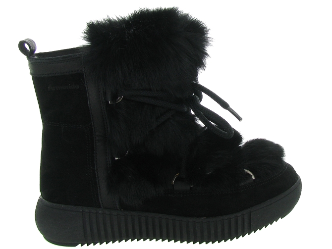 Oscar apres ski bottes fourrees anet short noir7271601_2