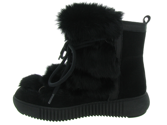 Oscar apres ski bottes fourrees anet short noir7271601_4