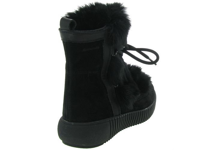 Oscar apres ski bottes fourrees anet short noir7271601_5