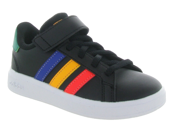 baskets et sneakers -  - junior garcon - Toile  - Noir - Adidas