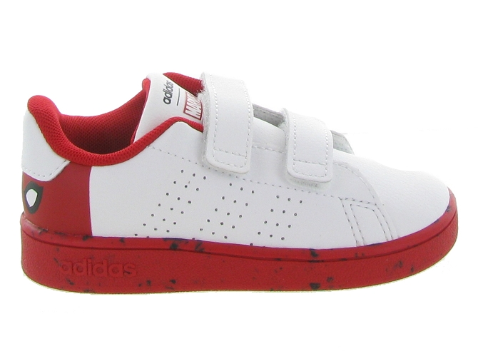 Adidas baskets et sneakers stan smith cadets velcro rouge7273001_2