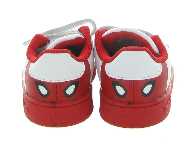 Adidas baskets et sneakers stan smith cadets velcro rouge7273001_3