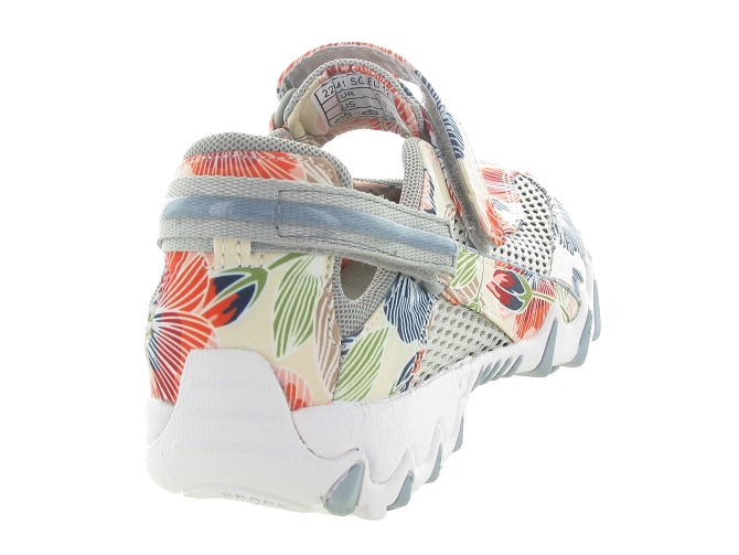 ballerines - Ballerine plate - femme - Cuir - Orange - All rounder7284601_5