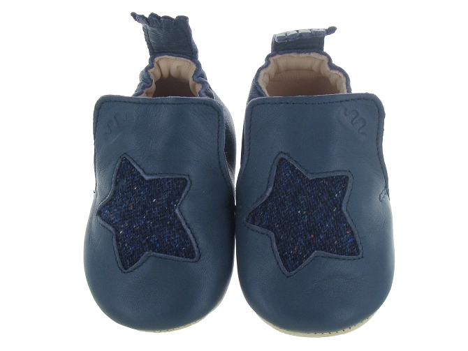 chaussons et pantoufles -  - bebe garcon -  - Bleu Marine - Easy peasy