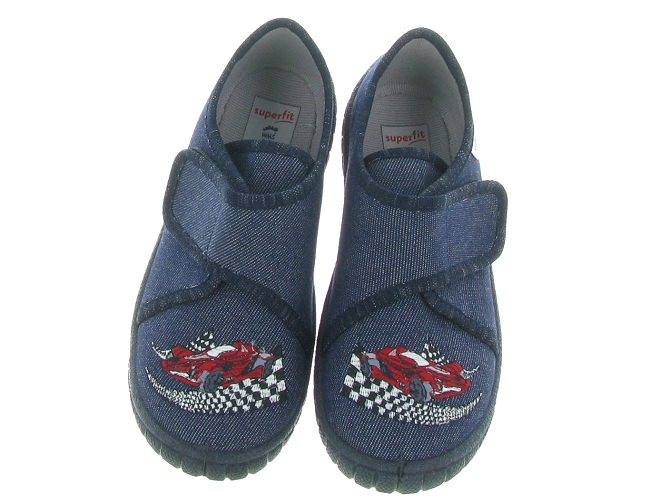 chaussons et pantoufles -  - junior garcon - Toile  - Bleu - Superfit7286701_2