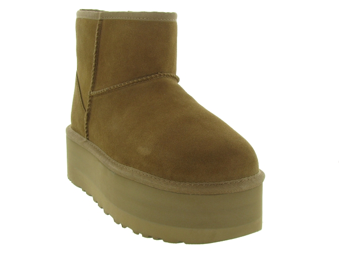 apres ski bottes fourrees - Bottine chaude - femme - Nubuck - Chestnut - Ugg australia7292201_3