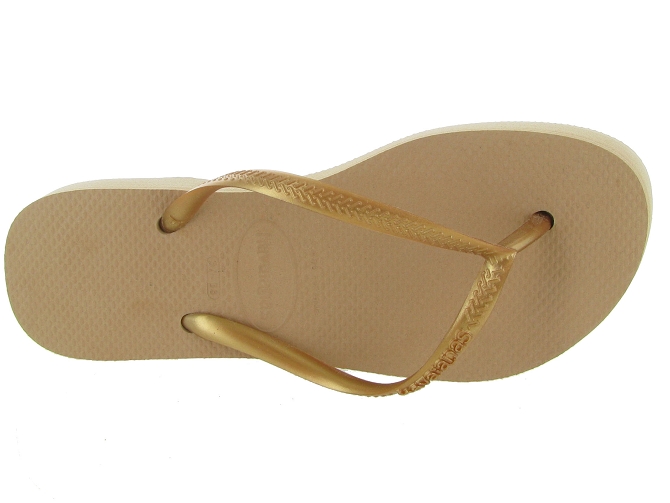 nu pieds - Entre doigt & Tong - femme - Synthétique - Or - Havaianas7294101_3