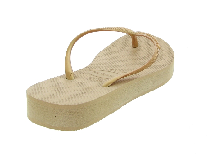 nu pieds - Entre doigt & Tong - femme - Synthétique - Or - Havaianas7294101_5
