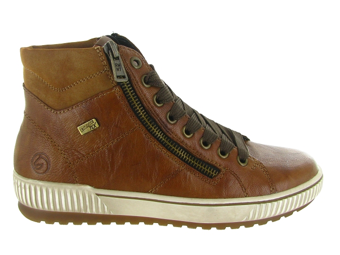 baskets et sneakers - Montante - femme - Cuir - Marron - Remonte7297201_2