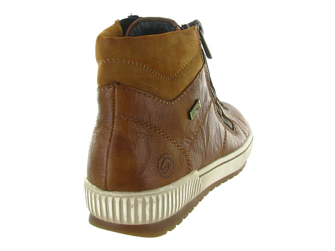 baskets et sneakers - Montante - femme - Cuir - Marron - Remonte7297201_5