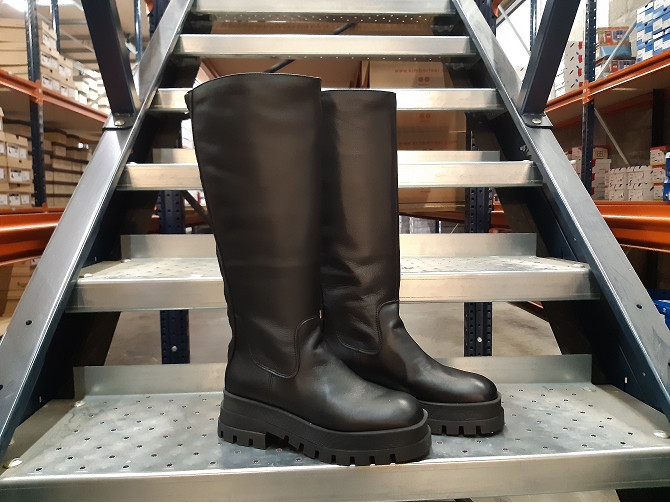 apres ski bottes fourrees - Botte de neige - femme - Cuir - Noir - Armando
