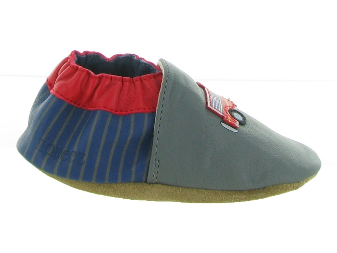 Robeez chaussons et pantoufles emergency fire gris7319001_2