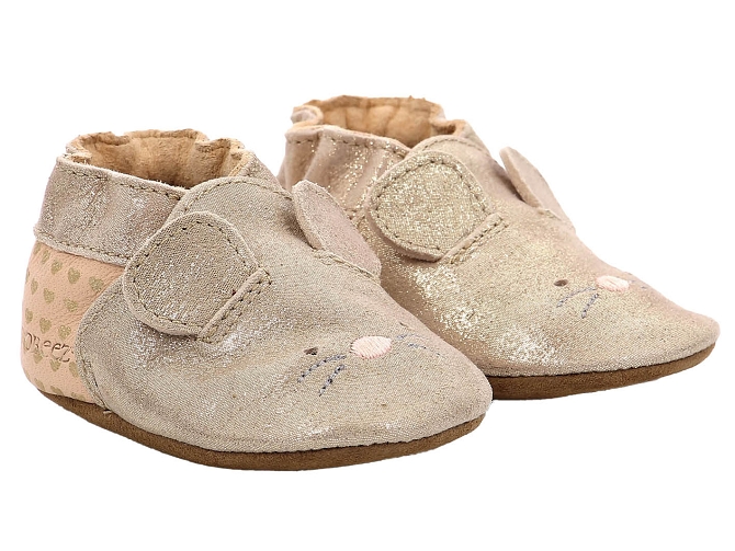 Robeez chaussons et pantoufles mouse nose or