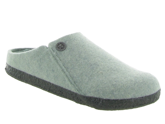 chaussons et pantoufles - Mules Sabots - femme - Laine - Vert - Birkenstock