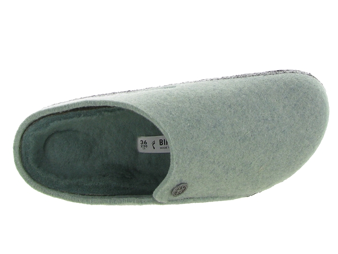 chaussons et pantoufles - Mules Sabots - femme - Laine - Vert - Birkenstock7332801_3