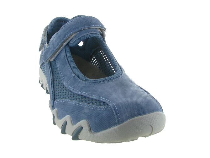 ballerines - Ballerine plate - femme - Toile  - Bleu - All rounder7348812_3