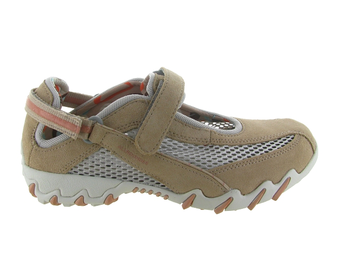 ballerines - Ballerine plate - femme - Toile  - Beige - All rounder7348813_2