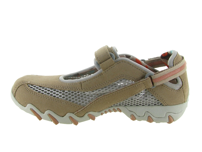 ballerines - Ballerine plate - femme - Toile  - Beige - All rounder7348813_4