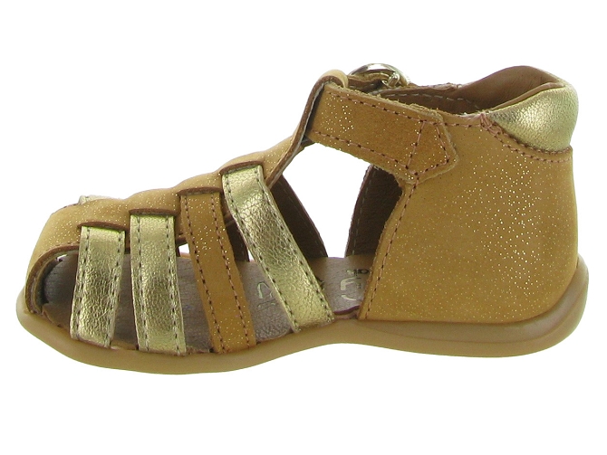 pre marche du 16 au 23 - Semelle souple - bebe fille - Cuir laminé - Camel - Bellamy7353701_4