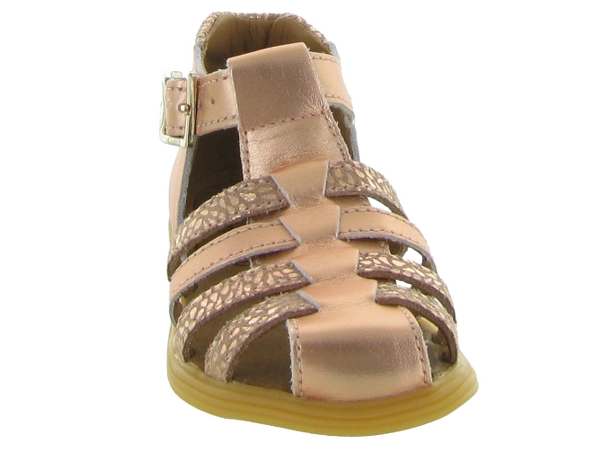 sandales et nu pieds -  - bebe fille - Cuir laminé - Rose - Bellamy7354102_3