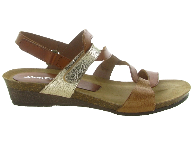 sandales et nu pieds - Casual - femme - Cuir - Marron - Xapatan7360007_2