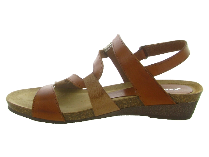 sandales et nu pieds - Casual - femme - Cuir - Marron - Xapatan7360007_4