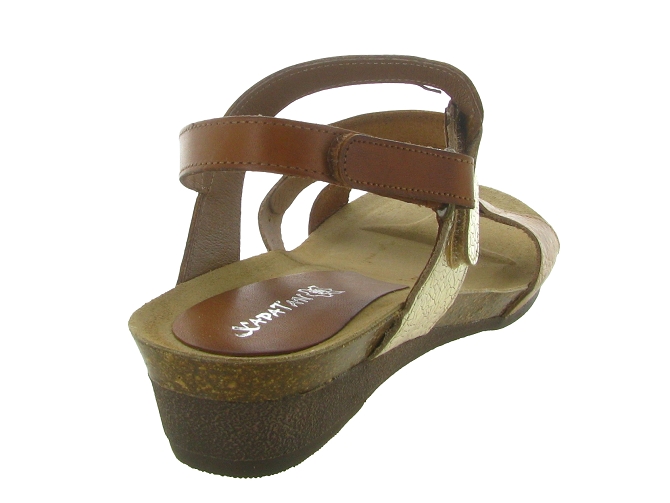 sandales et nu pieds - Casual - femme - Cuir - Marron - Xapatan7360007_5