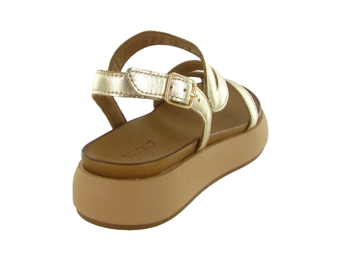 sandales et nu pieds - Confort - femme - Cuir - Or - Inuovo7362303_5