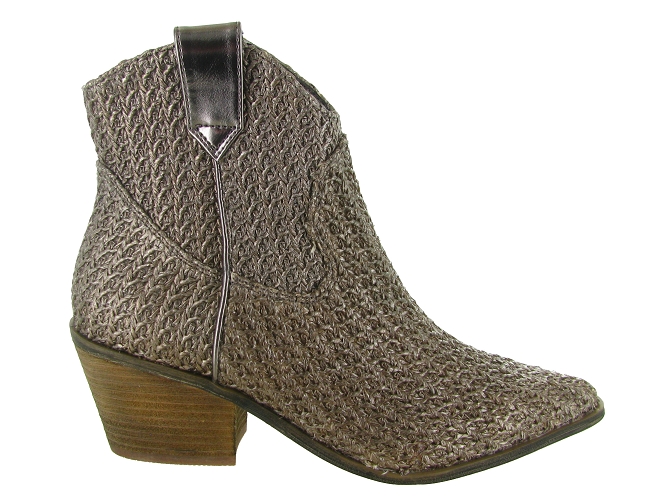 bottines et boots - Santiag - femme - Synthétique - Bronze - La strada7373402_2