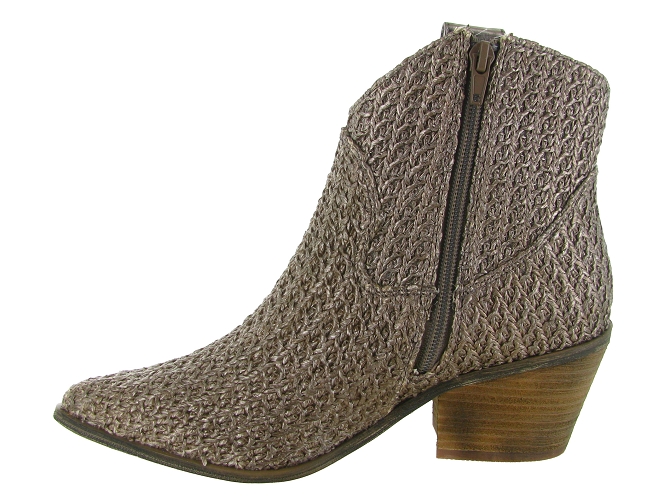 bottines et boots - Santiag - femme - Synthétique - Bronze - La strada7373402_4