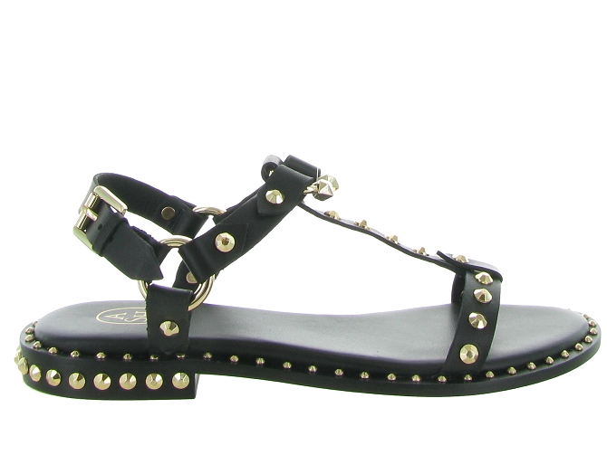sandales et nu pieds - Casual - femme - Cuir - Noir - Ash italia7374202_2