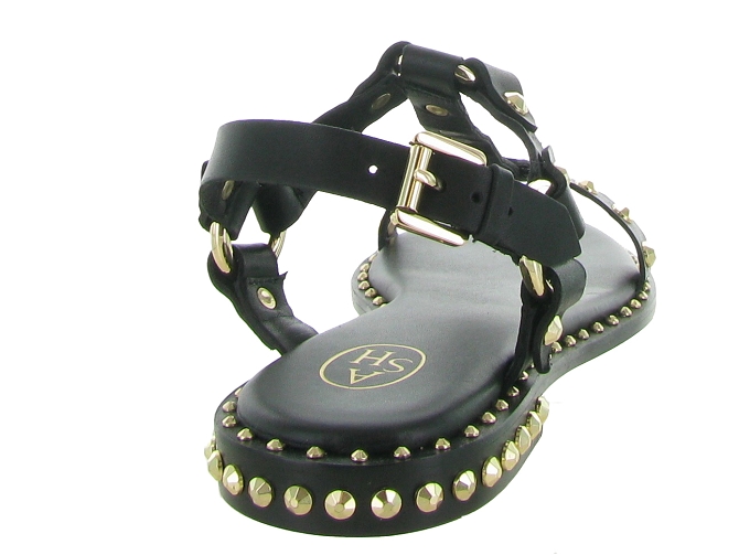 sandales et nu pieds - Casual - femme - Cuir - Noir - Ash italia7374202_5