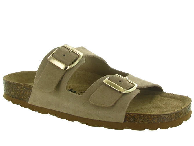 sandales et nu pieds - Mule Sabot - femme - Synthétique - Taupe - Armando