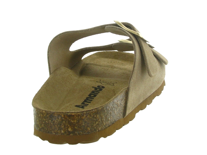 sandales et nu pieds - Mule Sabot - femme - Synthétique - Taupe - Armando7381702_5