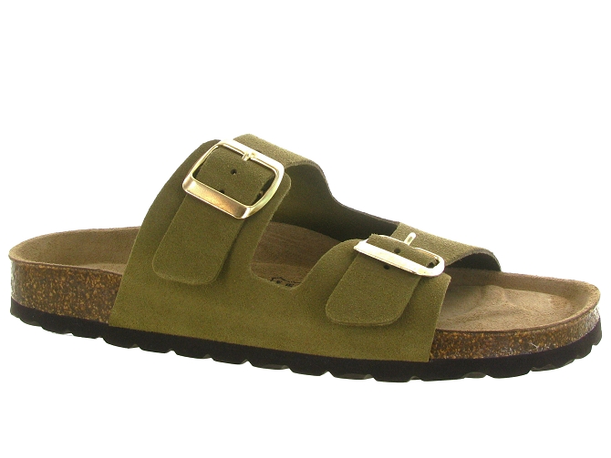 sandales et nu pieds - Mule Sabot - femme - Synthétique - Kaki - Armando