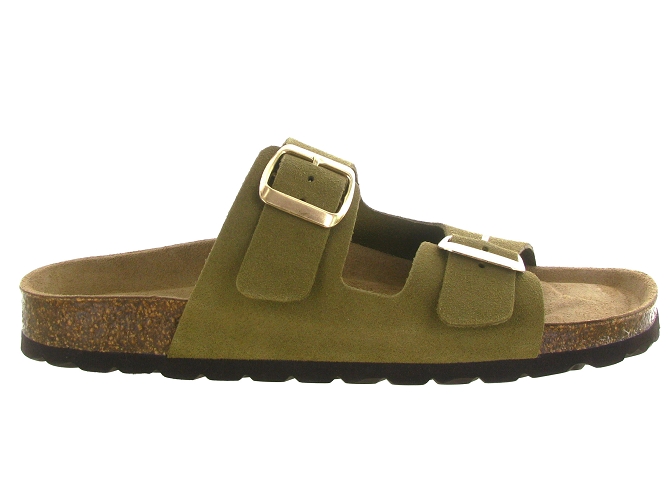 sandales et nu pieds - Mule Sabot - femme - Synthétique - Kaki - Armando7381703_2