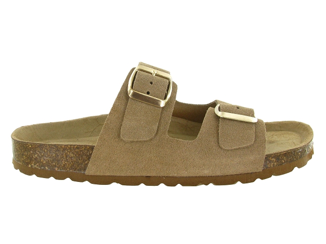 sandales et nu pieds - Mule Sabot - femme - Nubuck - Beige - Armando7381705_2