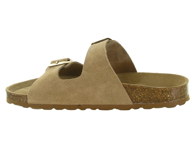 sandales et nu pieds - Mule Sabot - femme - Nubuck - Beige - Armando7381705_4