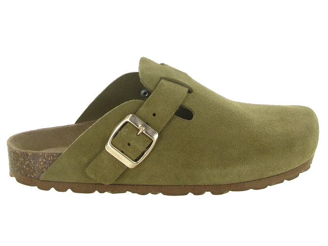 sandales et nu pieds - Mule Sabot - femme - Synthétique - Kaki - Armando7381805_2