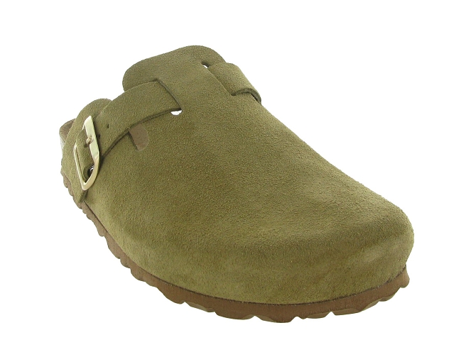 sandales et nu pieds - Mule Sabot - femme - Synthétique - Kaki - Armando7381805_3