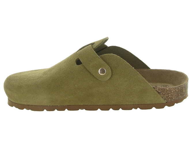 sandales et nu pieds - Mule Sabot - femme - Synthétique - Kaki - Armando7381805_4