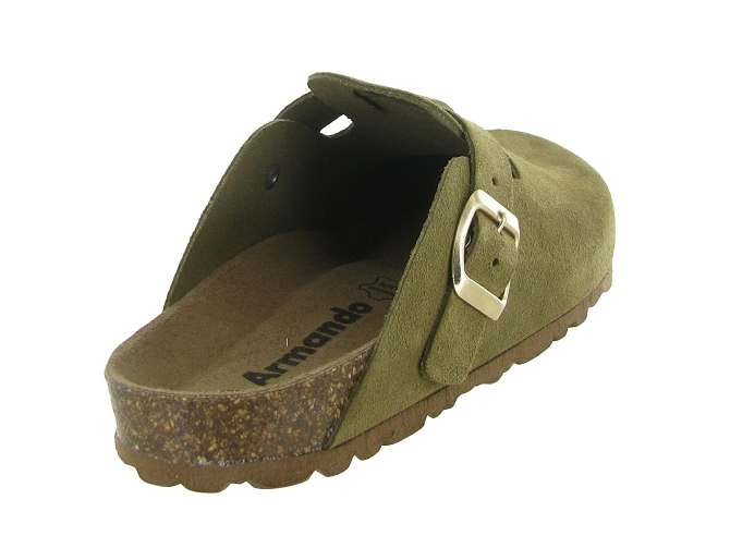 sandales et nu pieds - Mule Sabot - femme - Synthétique - Kaki - Armando7381805_5