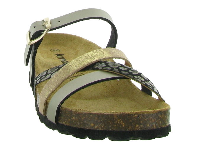 sandales et nu pieds - Mule Sabot - femme - Synthétique - Or - Armando7381901_3